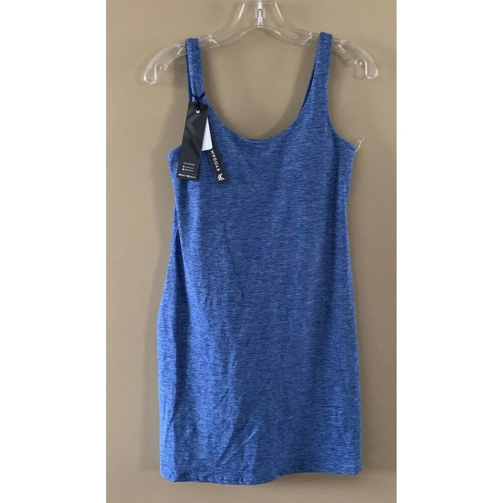 Kyodan Ultra Soft Athletic Dress Built In Bra and Shorts Size XS Cobalt Heather
